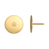 Standers Thumb Tack Steel, Brass Plated, Polybag